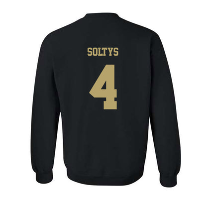 JMU - NCAA Women's Basketball : Delilah Soltys - Fashion Shersey Crewneck Sweatshirt-1
