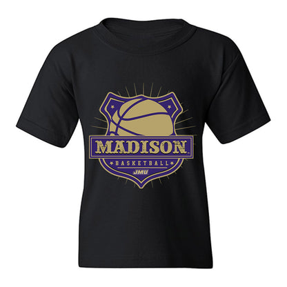 JMU - NCAA Men's Basketball : Christian Brown - Fashion Shersey Youth T-Shirt-0