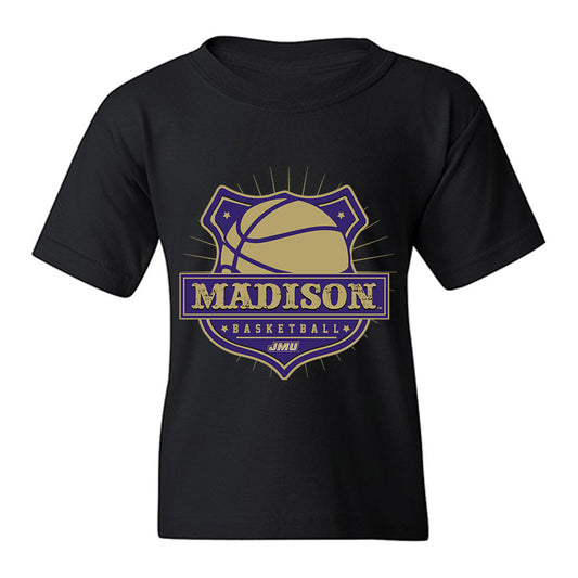 JMU - NCAA Men's Basketball : Preston Fowler - Fashion Shersey Youth T-Shirt-0