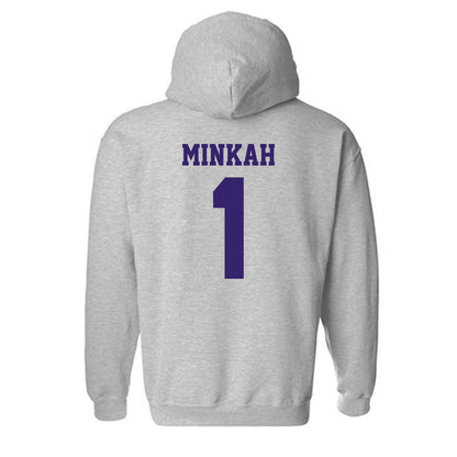 JMU - NCAA Football : Damier Minkah - Classic Shersey Hooded Sweatshirt-1