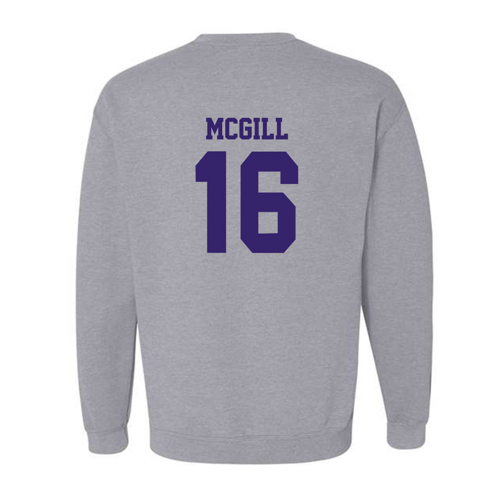 JMU - NCAA Football : TJ McGill - Classic Shersey Crewneck Sweatshirt-1