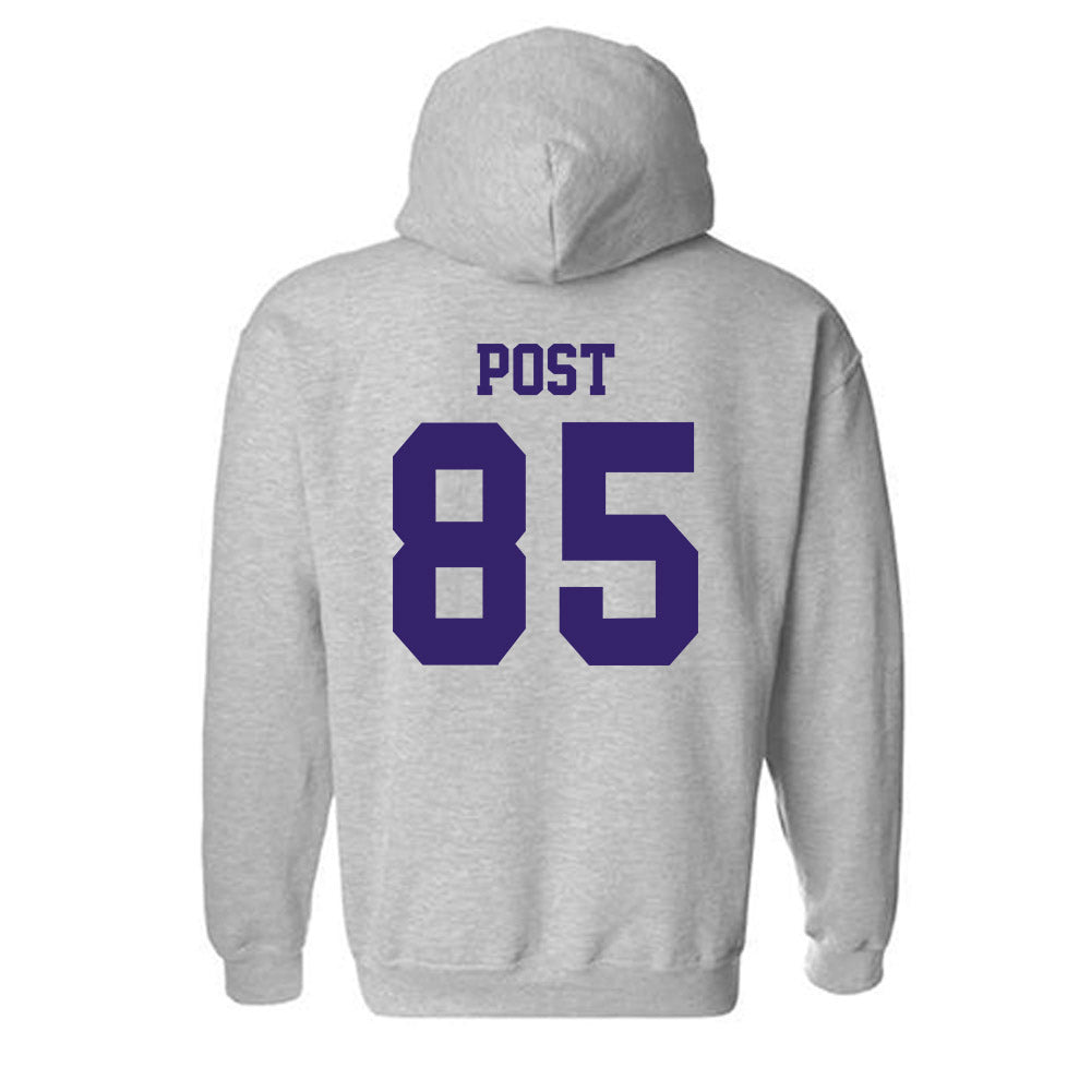 JMU - NCAA Football : Ryder Post - Classic Shersey Hooded Sweatshirt-1