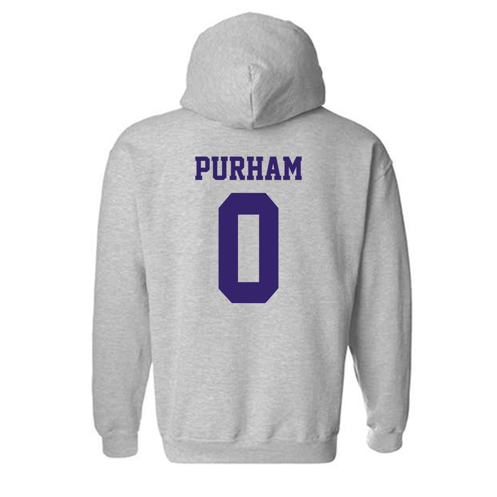 JMU - NCAA Football : Mason Purham - Classic Shersey Hooded Sweatshirt-1