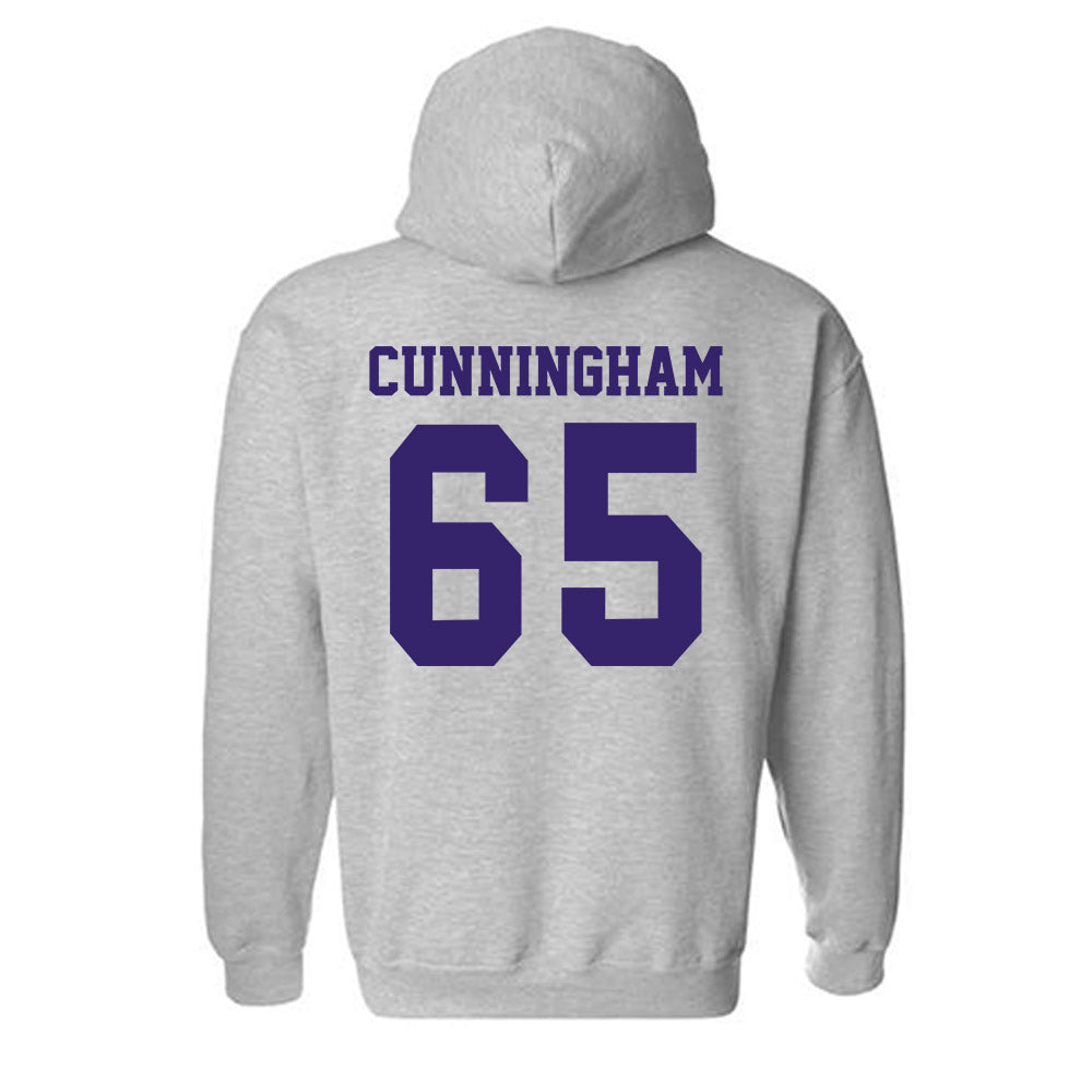 JMU - NCAA Football : Parker Cunningham - Classic Shersey Hooded Sweatshirt-1