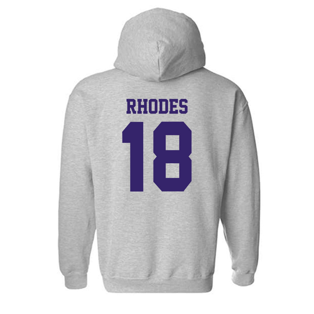 JMU - NCAA Football : Jase Rhodes - Classic Shersey Hooded Sweatshirt-1