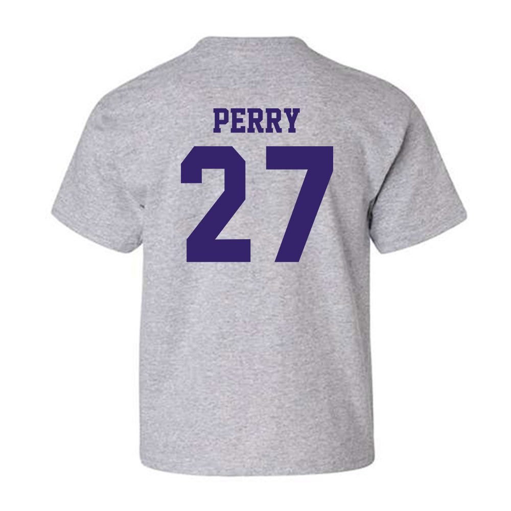 JMU - NCAA Football : Josiah Perry - Classic Shersey Youth T-Shirt-1