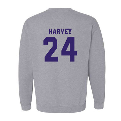 JMU - NCAA Football : Jayon Harvey - Classic Shersey Crewneck Sweatshirt-1