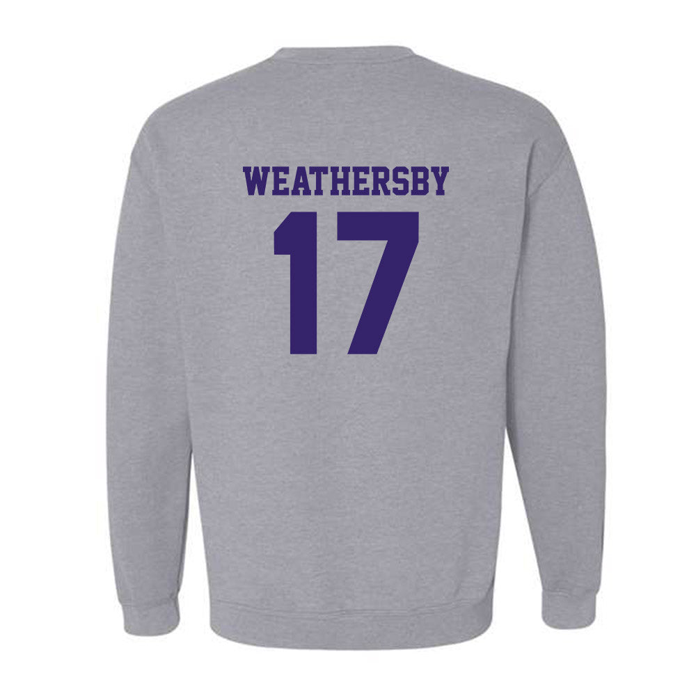 JMU - NCAA Football : Gannon Weathersby - Classic Shersey Crewneck Sweatshirt-1