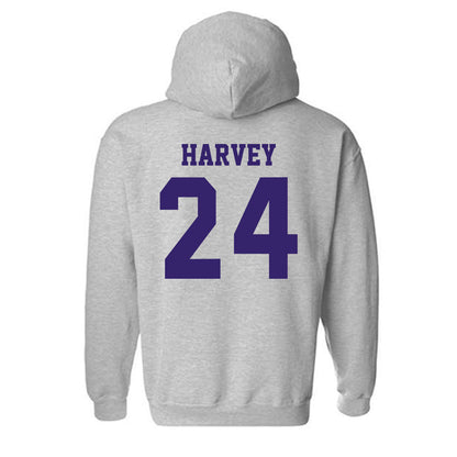 JMU - NCAA Football : Jayon Harvey - Classic Shersey Hooded Sweatshirt-1