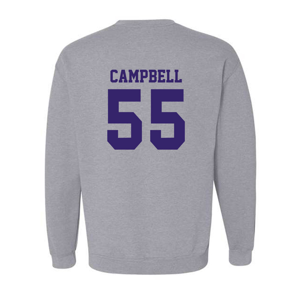 JMU - NCAA Football : JaKobe Campbell - Classic Shersey Crewneck Sweatshirt-1