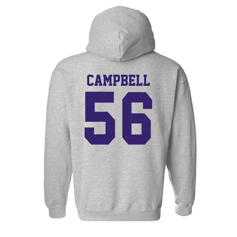 JMU - NCAA Football : JaKobe Campbell - Classic Shersey Hooded Sweatshirt-1