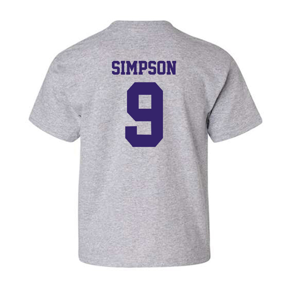JMU - NCAA Football : Keitrone Simpson - Classic Shersey Youth T-Shirt-1
