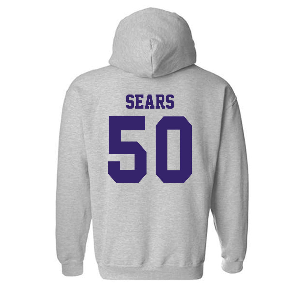 JMU - NCAA Football : Jesse Sears - Classic Shersey Hooded Sweatshirt-1