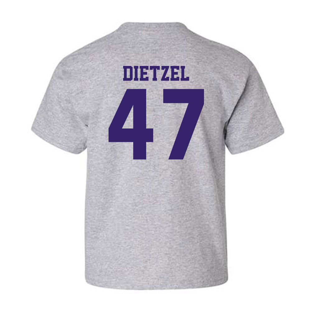 JMU - NCAA Football : Mitchell Dietzel - Classic Shersey Youth T-Shirt-1