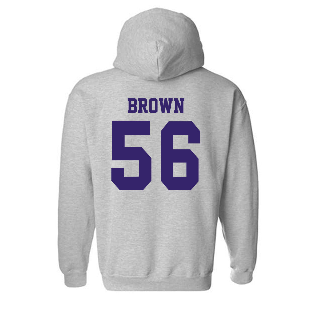 JMU - NCAA Football : Tyler Brown - Classic Shersey Hooded Sweatshirt-1
