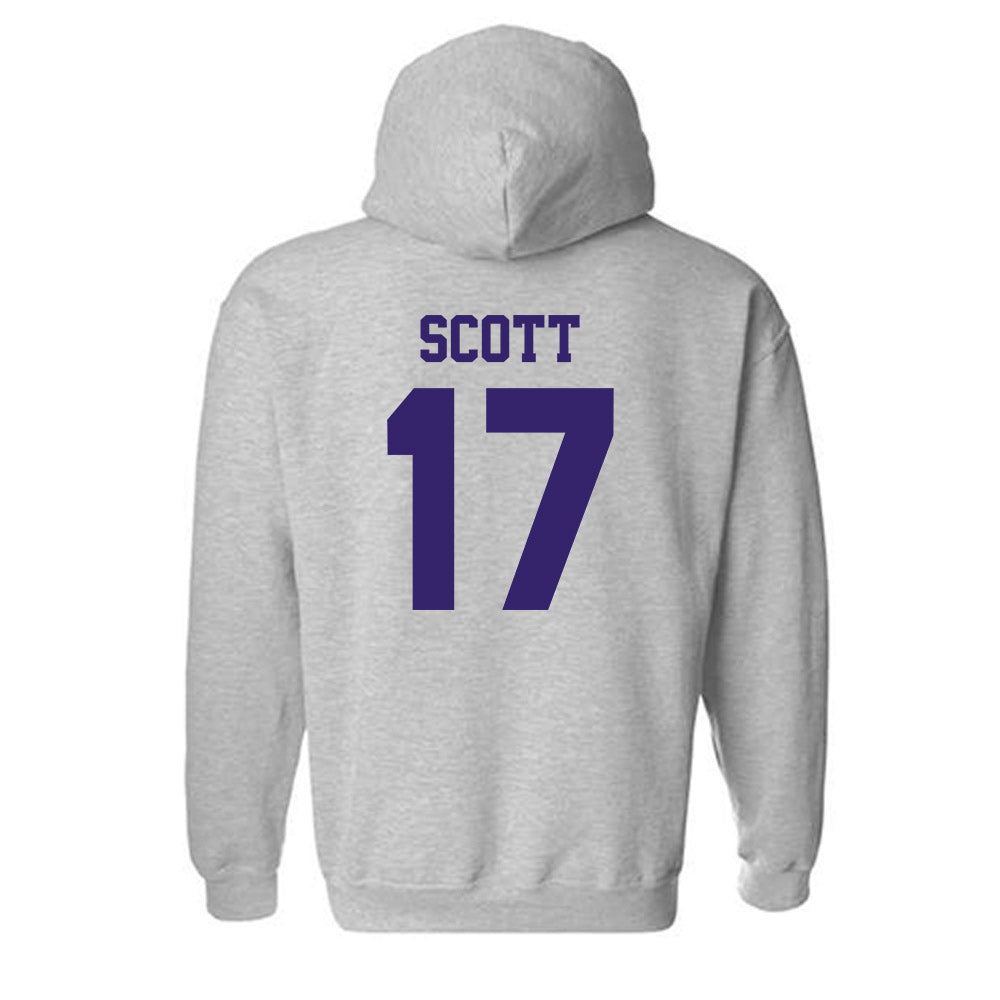 JMU - NCAA Football : Michael Scott - Classic Shersey Hooded Sweatshirt-1
