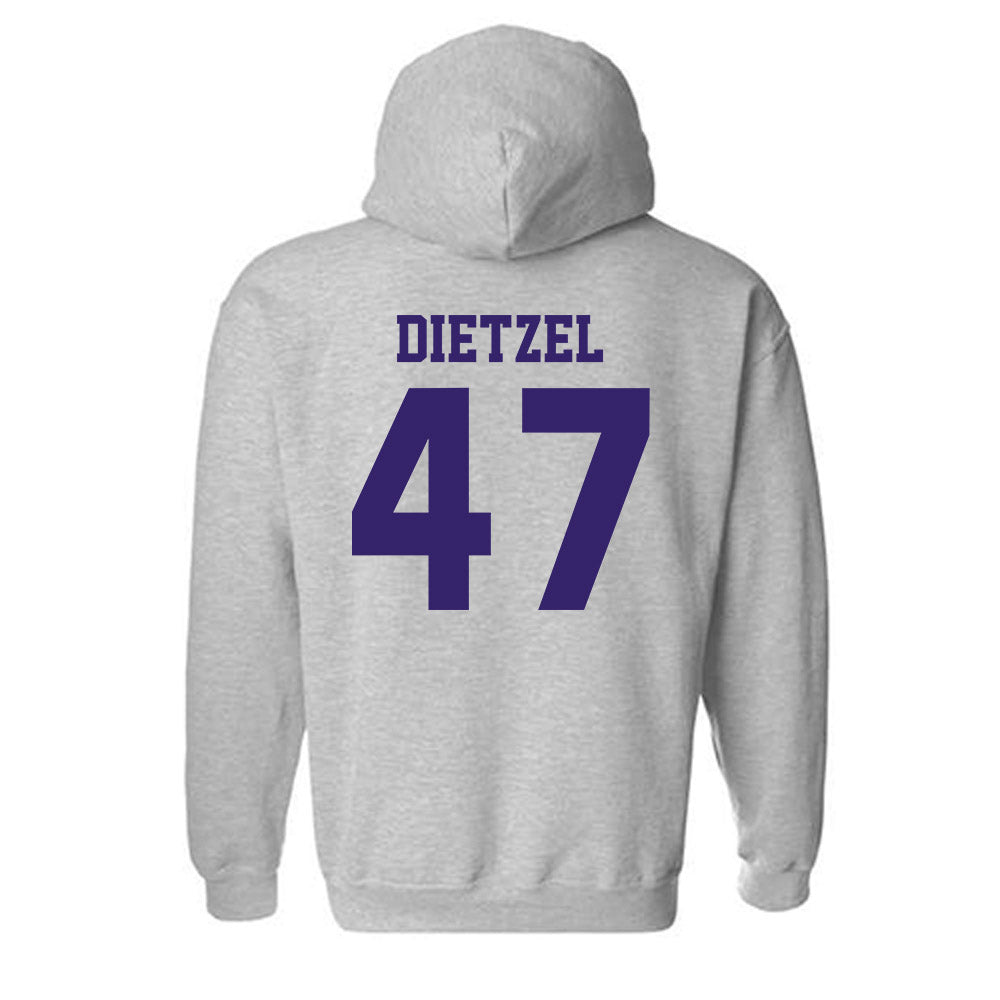 JMU - NCAA Football : Mitchell Dietzel - Classic Shersey Hooded Sweatshirt-1