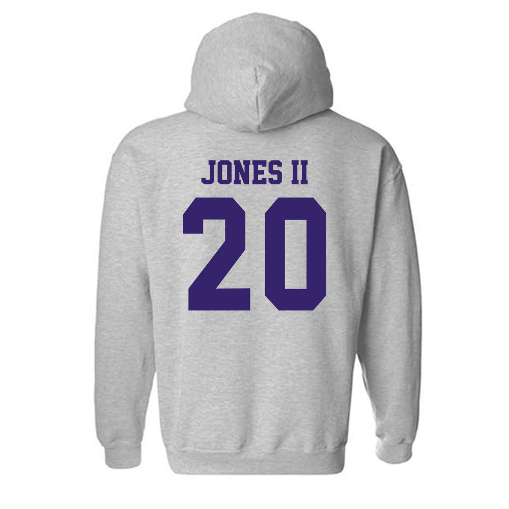 JMU - NCAA Football : Terrence Jones II - Classic Shersey Hooded Sweatshirt-1
