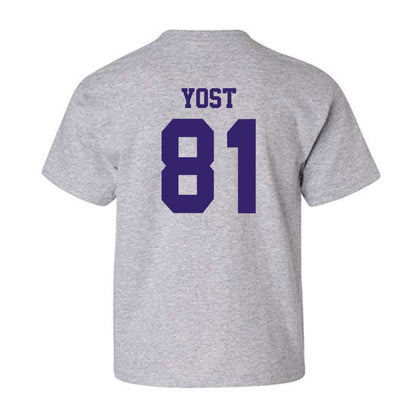 JMU - NCAA Football : Sue Yost - Classic Shersey Youth T-Shirt-1