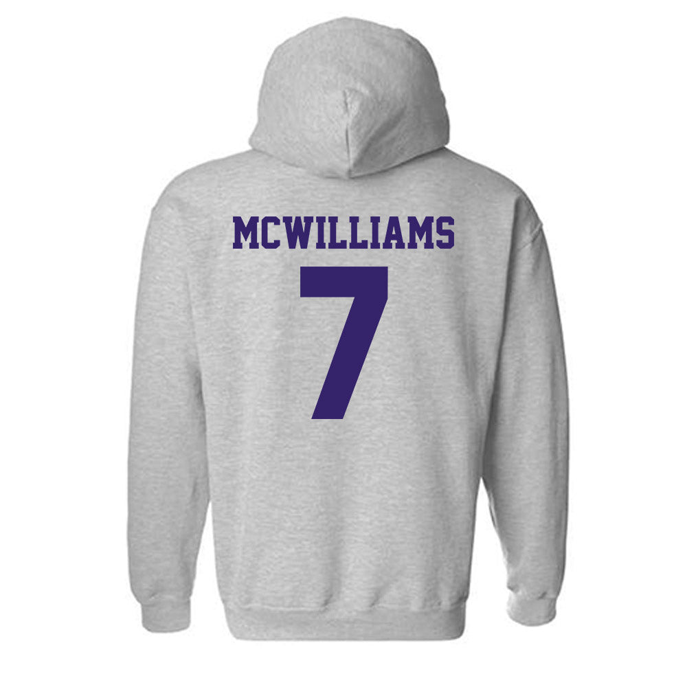 JMU - NCAA Football : Roddrey McWilliams - Classic Shersey Hooded Sweatshirt-1