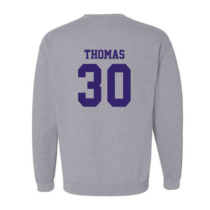 JMU - NCAA Football : Dkwan Thomas - Classic Shersey Crewneck Sweatshirt-1