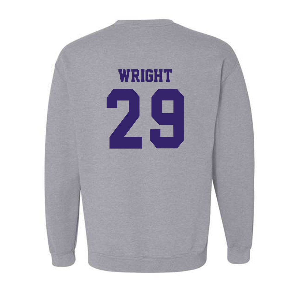 JMU - NCAA Football : KJ Wright - Classic Shersey Crewneck Sweatshirt-1