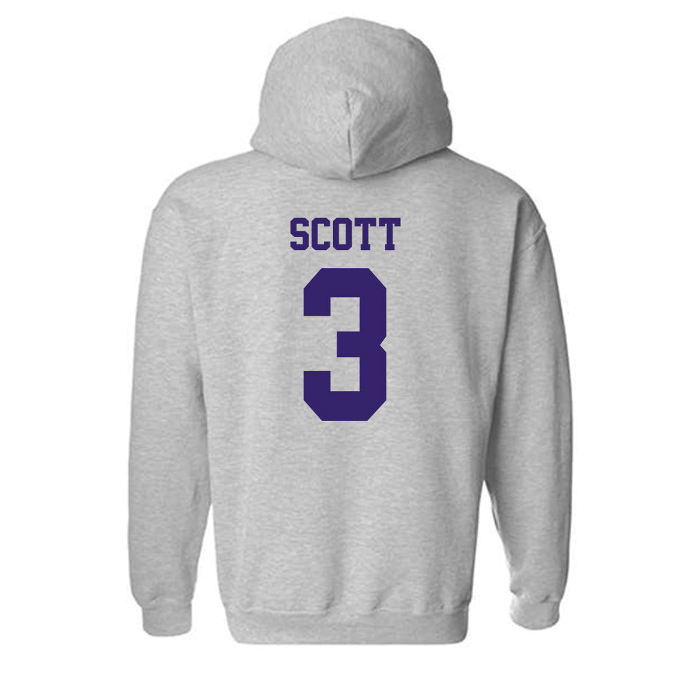 JMU - NCAA Football : Corey Scott - Classic Shersey Hooded Sweatshirt-1