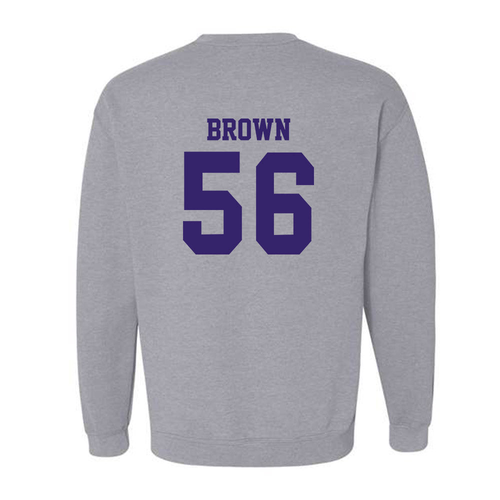 JMU - NCAA Football : Tyler Brown - Classic Shersey Crewneck Sweatshirt-1
