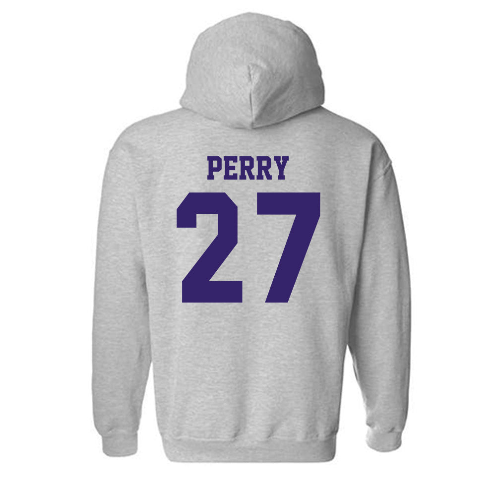 JMU - NCAA Football : Josiah Perry - Classic Shersey Hooded Sweatshirt-1
