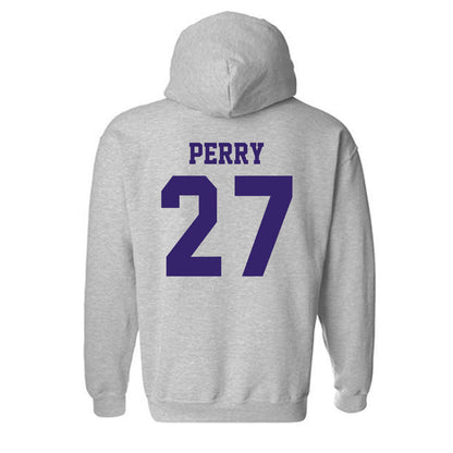 JMU - NCAA Football : Josiah Perry - Classic Shersey Hooded Sweatshirt-1
