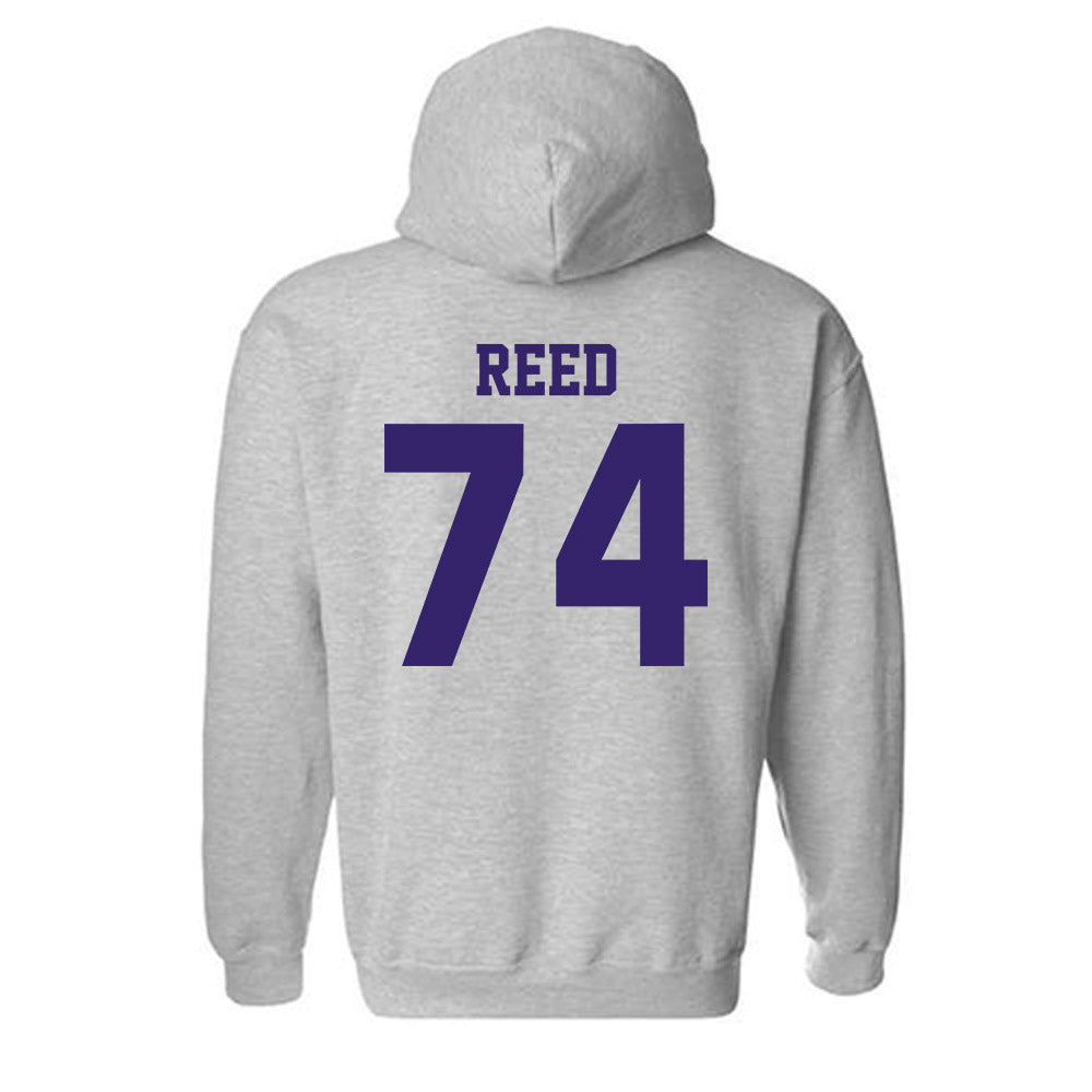 JMU - NCAA Football : Sani Reed - Classic Shersey Hooded Sweatshirt-1