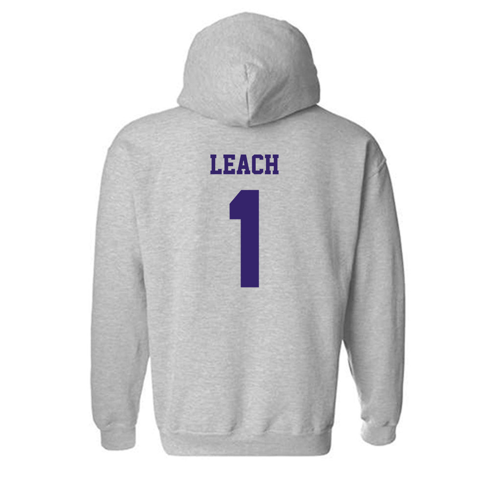 JMU - NCAA Women's Basketball : Maddie Leach - Classic Shersey Hooded Sweatshirt-1