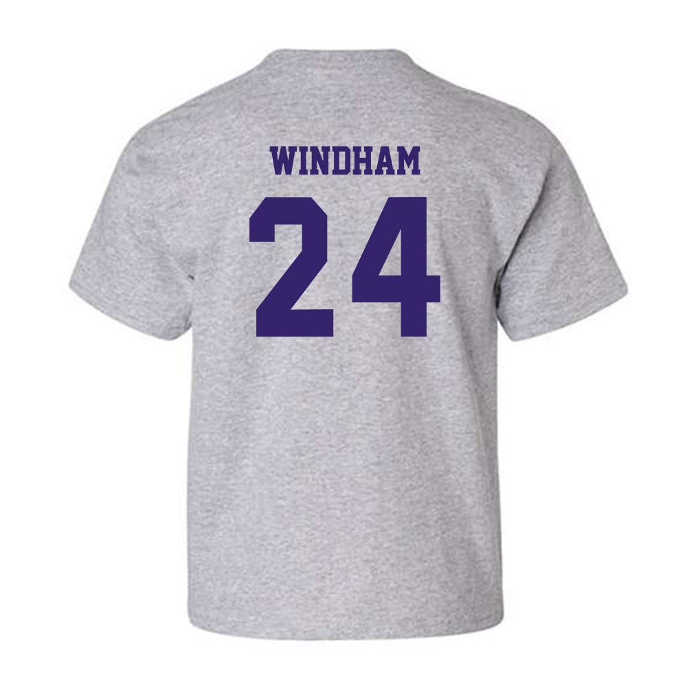 JMU - NCAA Men's Basketball : KJ Windham - Classic Shersey Youth T-Shirt-1