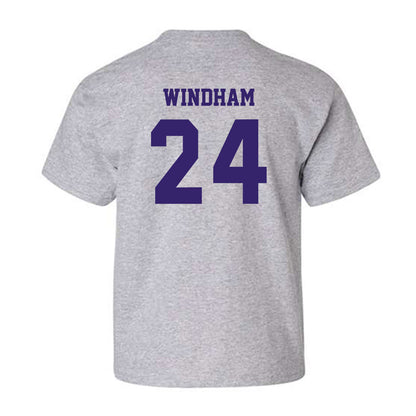 JMU - NCAA Men's Basketball : KJ Windham - Classic Shersey Youth T-Shirt-1