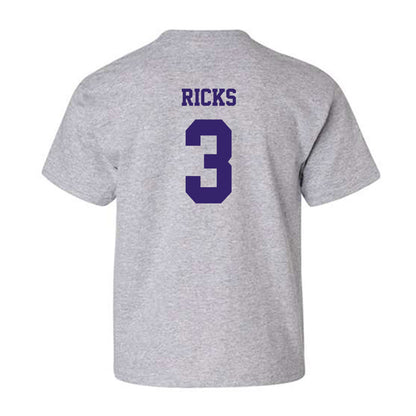 JMU - NCAA Men's Basketball : Eddie Ricks - Classic Shersey Youth T-Shirt-1