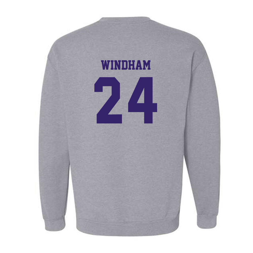 JMU - NCAA Men's Basketball : KJ Windham - Classic Shersey Crewneck Sweatshirt-1