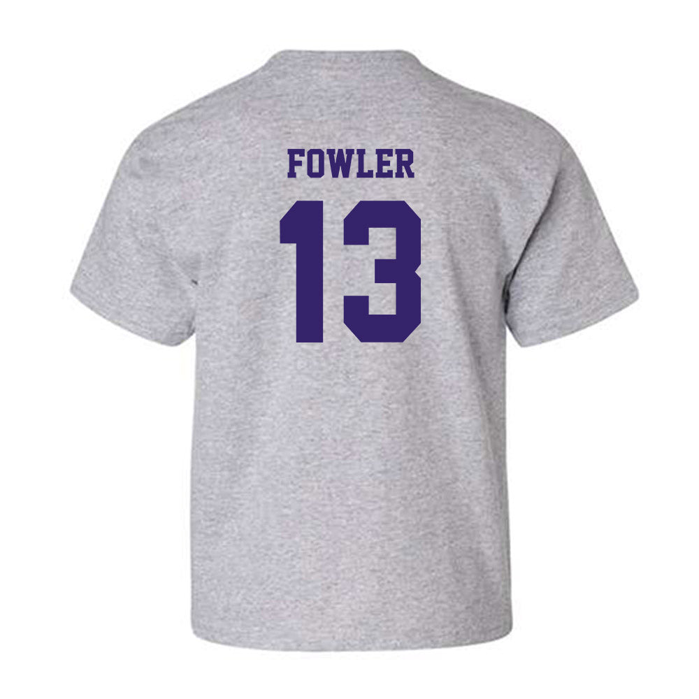 JMU - NCAA Men's Basketball : Preston Fowler - Classic Shersey Youth T-Shirt-1