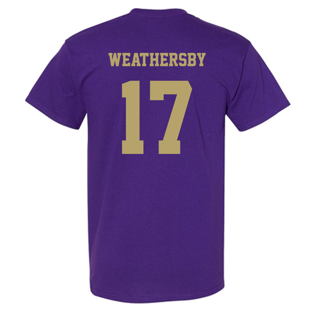 JMU - NCAA Football : Gannon Weathersby - Fashion Shersey T-Shirt-1