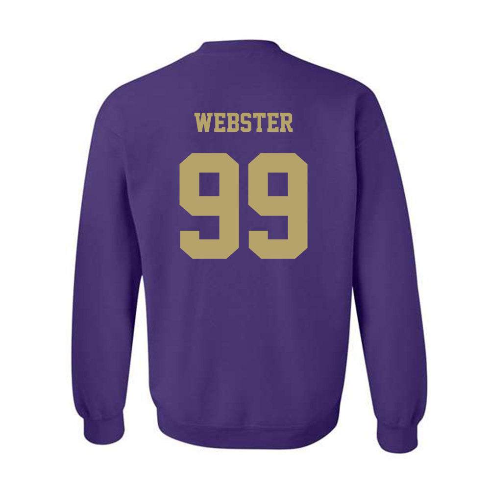 JMU - NCAA Football : Cole Webster - Fashion Shersey Crewneck Sweatshirt-1