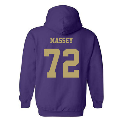 JMU - NCAA Football : Kaedin Massey - Fashion Shersey Hooded Sweatshirt-1