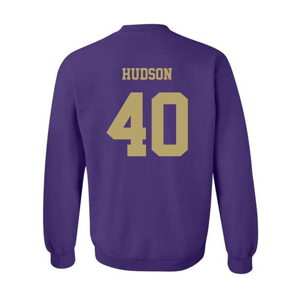 JMU - NCAA Football : Zion Hudson - Fashion Shersey Crewneck Sweatshirt-1
