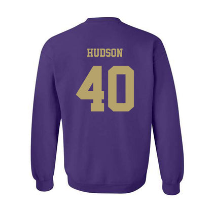 JMU - NCAA Football : Zion Hudson - Fashion Shersey Crewneck Sweatshirt-1