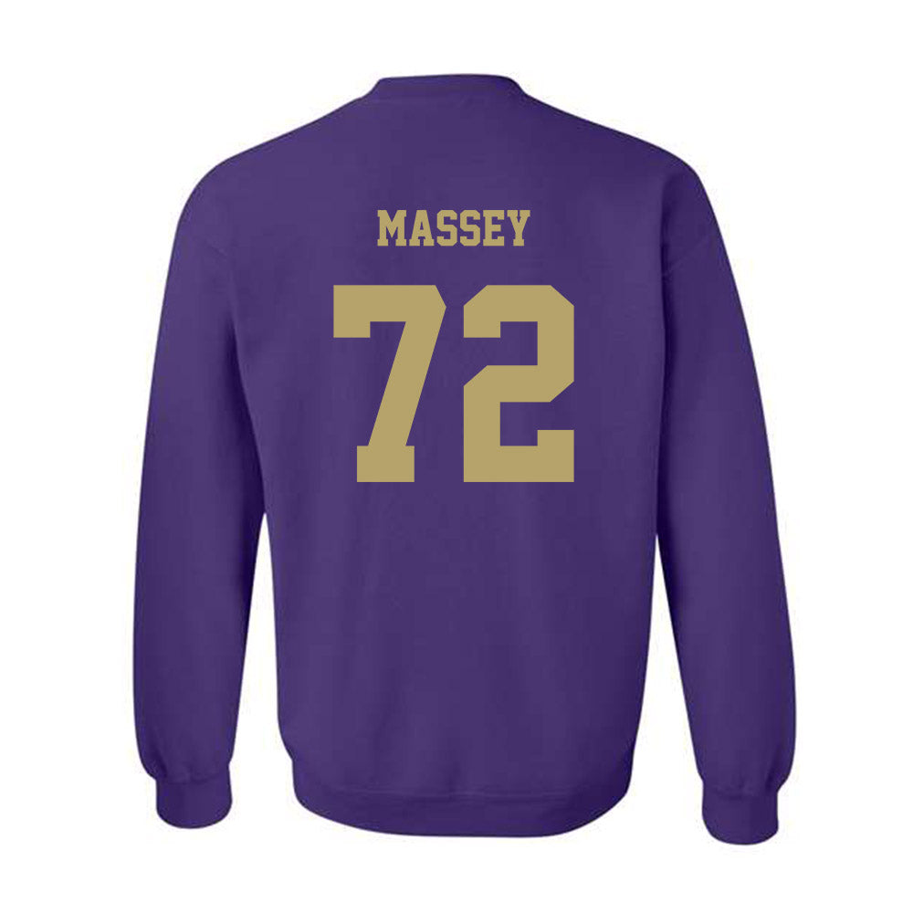 JMU - NCAA Football : Kaedin Massey - Fashion Shersey Crewneck Sweatshirt-1