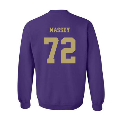 JMU - NCAA Football : Kaedin Massey - Fashion Shersey Crewneck Sweatshirt-1