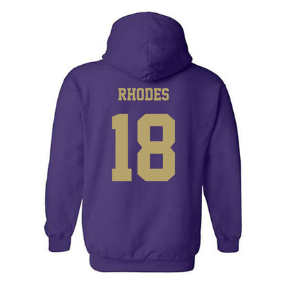 JMU - NCAA Football : Jase Rhodes - Fashion Shersey Hooded Sweatshirt-1