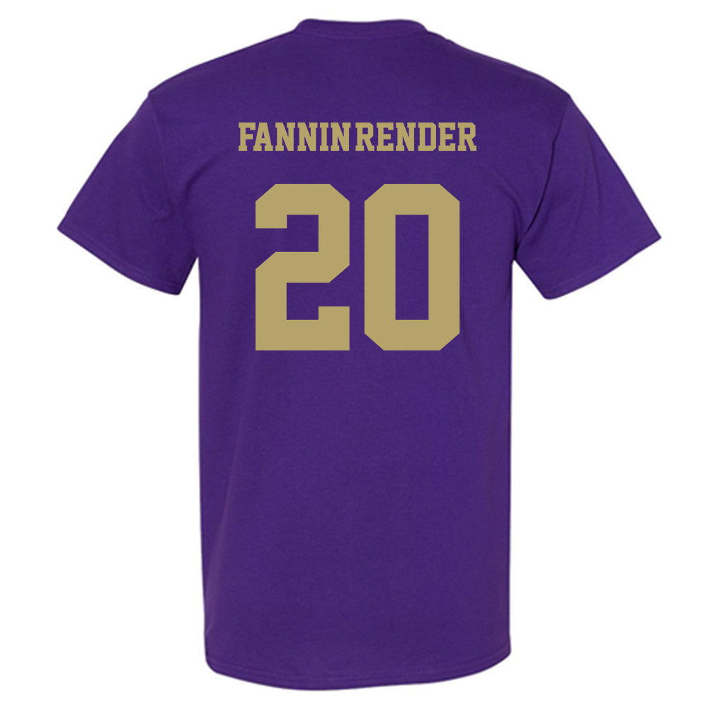 JMU - NCAA Football : Malachi Fannin-Render - Fashion Shersey T-Shirt-1