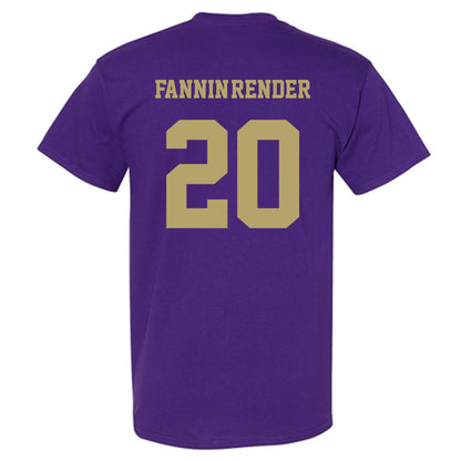 JMU - NCAA Football : Malachi Fannin-Render - Fashion Shersey T-Shirt-1