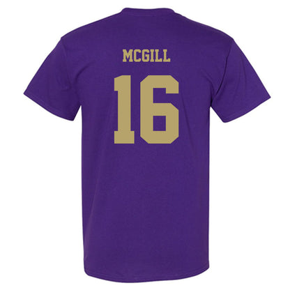JMU - NCAA Football : TJ McGill - Fashion Shersey T-Shirt-1
