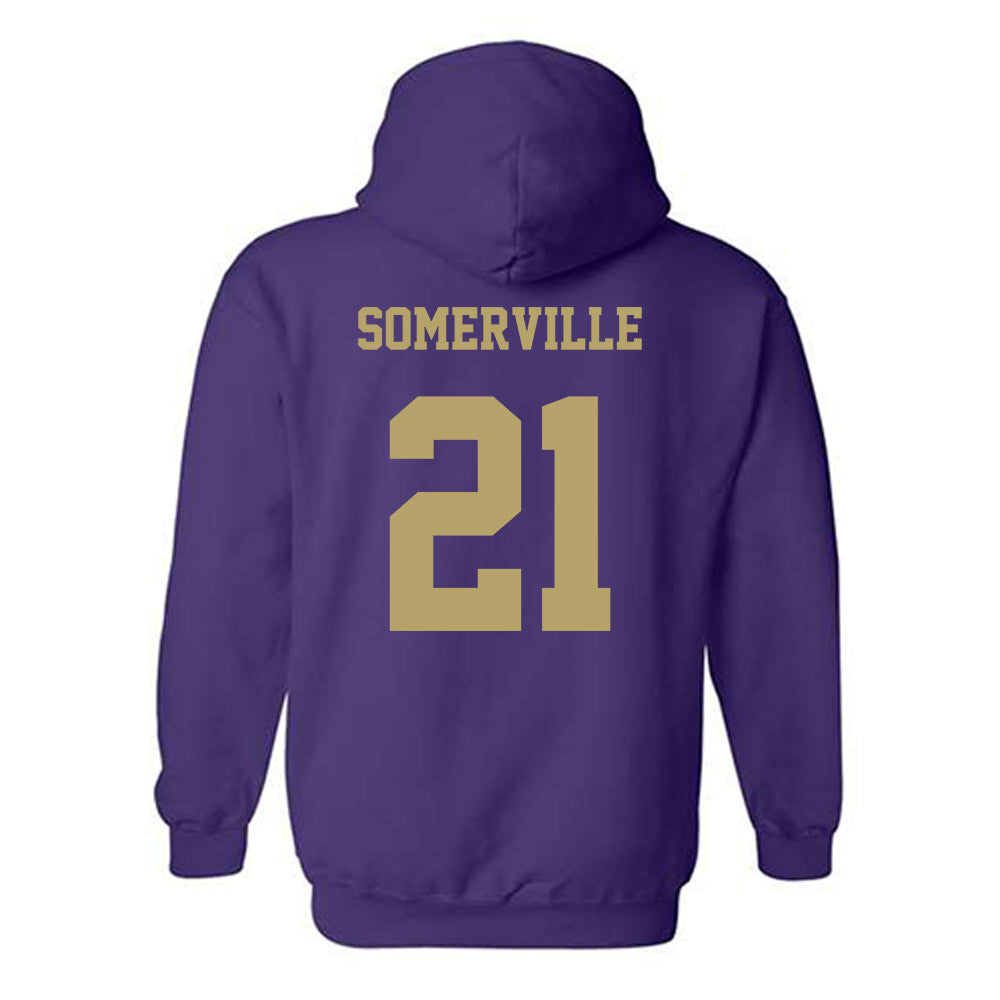 JMU - NCAA Football : Jamari Somerville - Fashion Shersey Hooded Sweatshirt