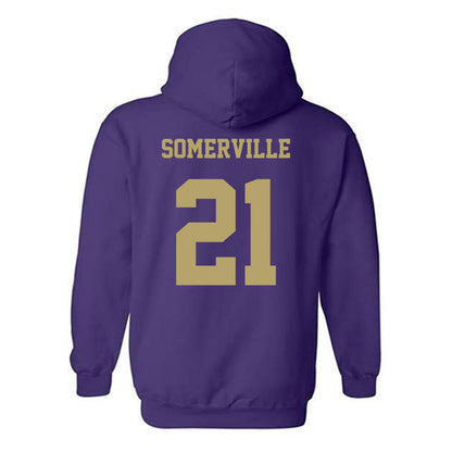 JMU - NCAA Football : Jamari Somerville - Fashion Shersey Hooded Sweatshirt
